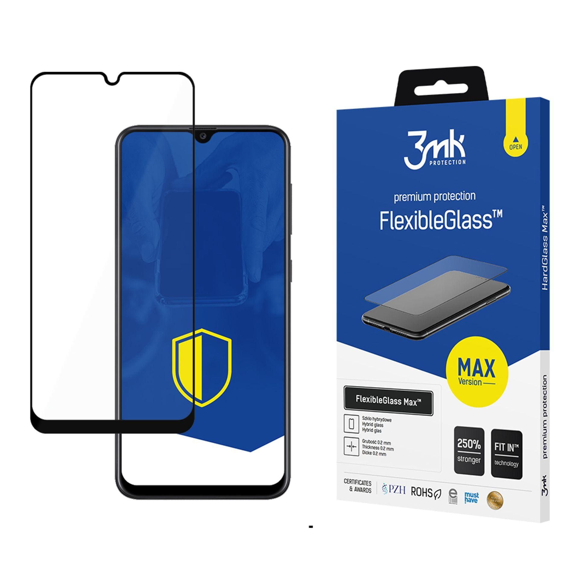 Hybridilasi 3mk FlexibleGlass Max™ Samsung Galaxy A50:lle
