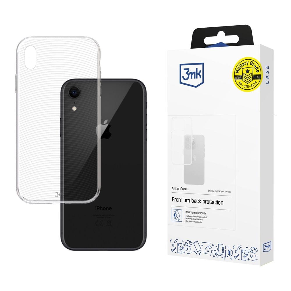 3mk Armor -suojakotelo iPhone XR:lle – läpinäkyvä