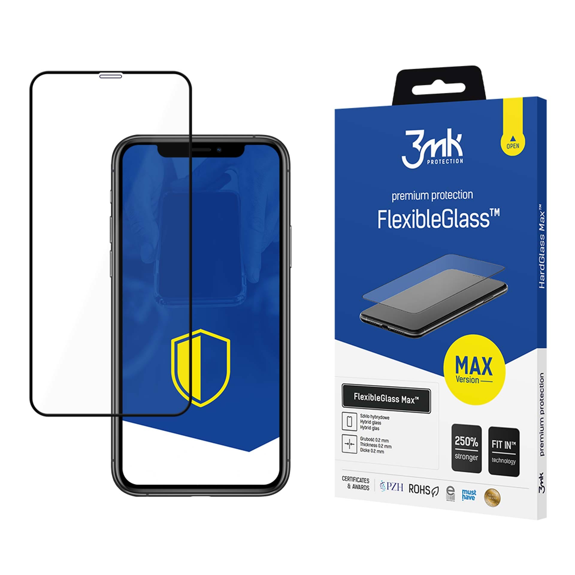 3mk FlexibleGlass Max™ -hybridilasi iPhone 11:lle