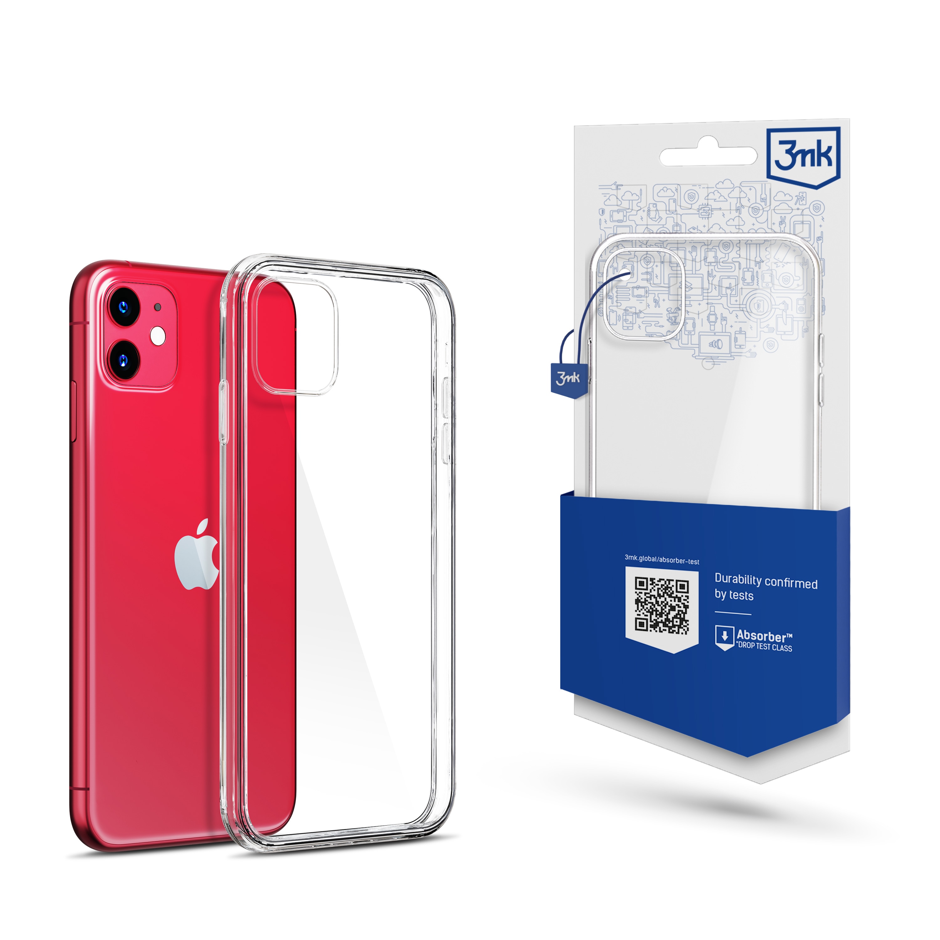 Apple iPhone 11 – 3mk läpinäkyvä suojakotelo