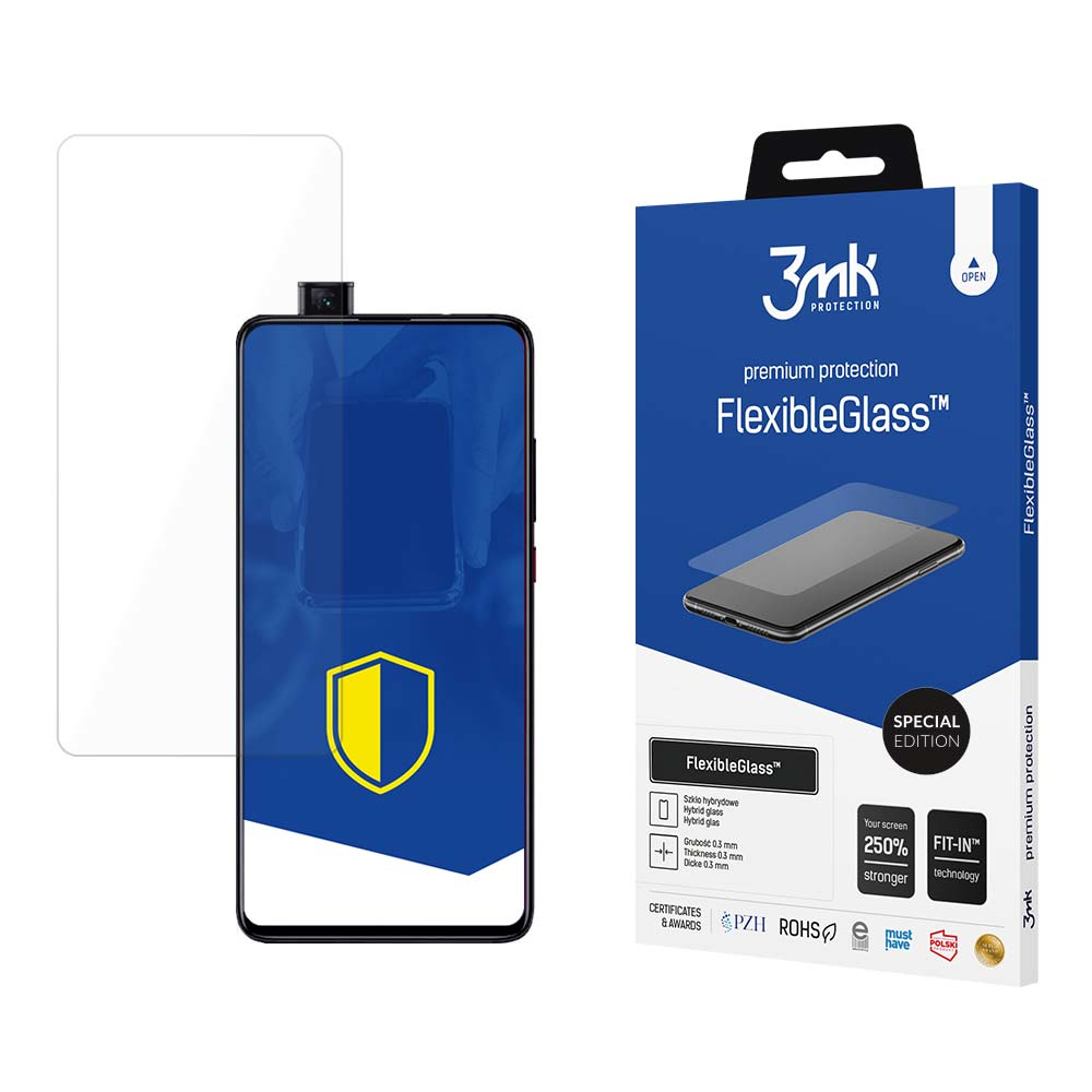3mk FlexibleGlass™ Special Edition -hybridilasi Xiaomi Mi 9T -puhelimelle