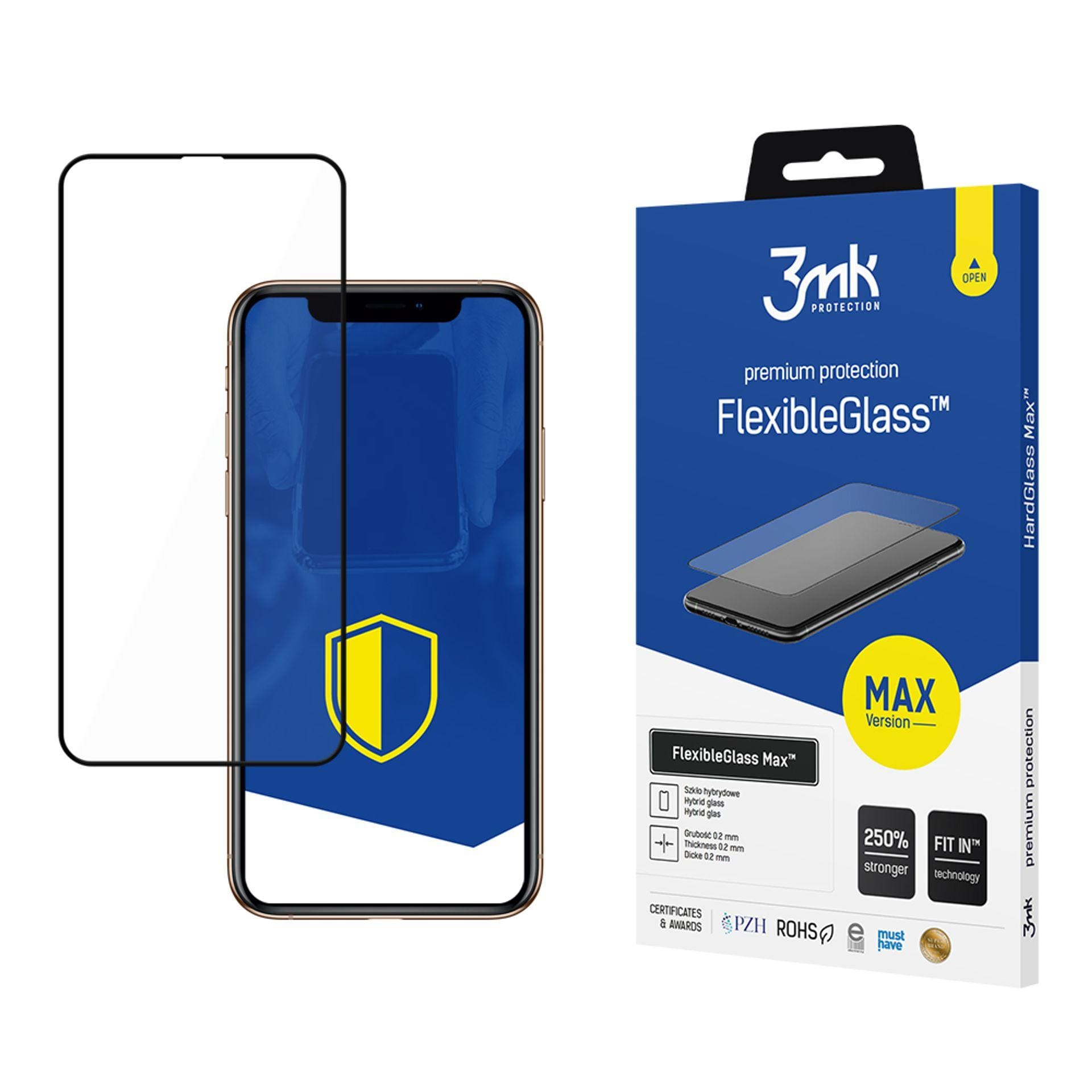 Hybridilasi 3mk FlexibleGlass Max™ iPhone 11 Pro Max -mallille
