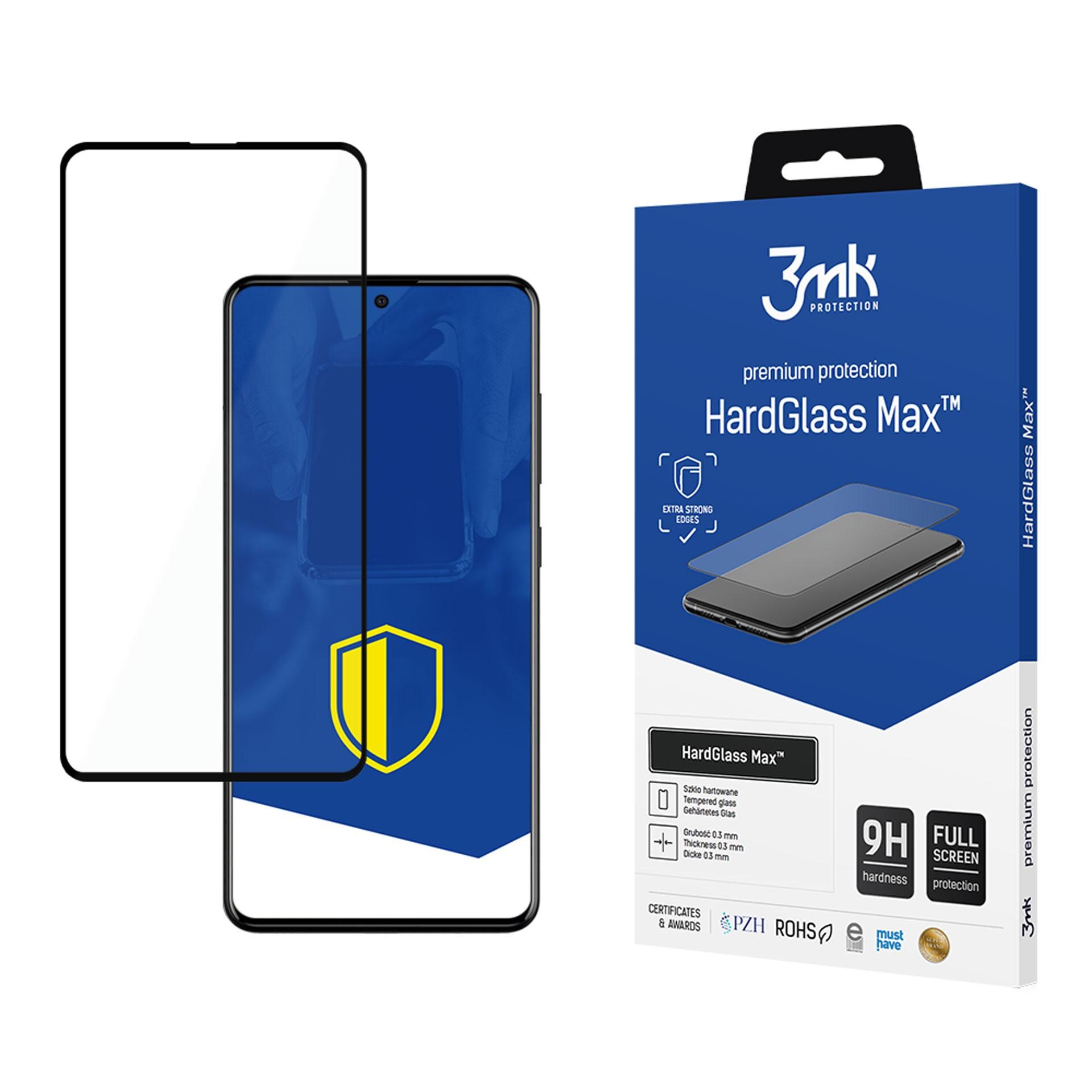 9H 3mk HardGlass Max™ -lasisuoja Samsung Galaxy A51 / A52 / A52 5G / A52s 5G -malleille