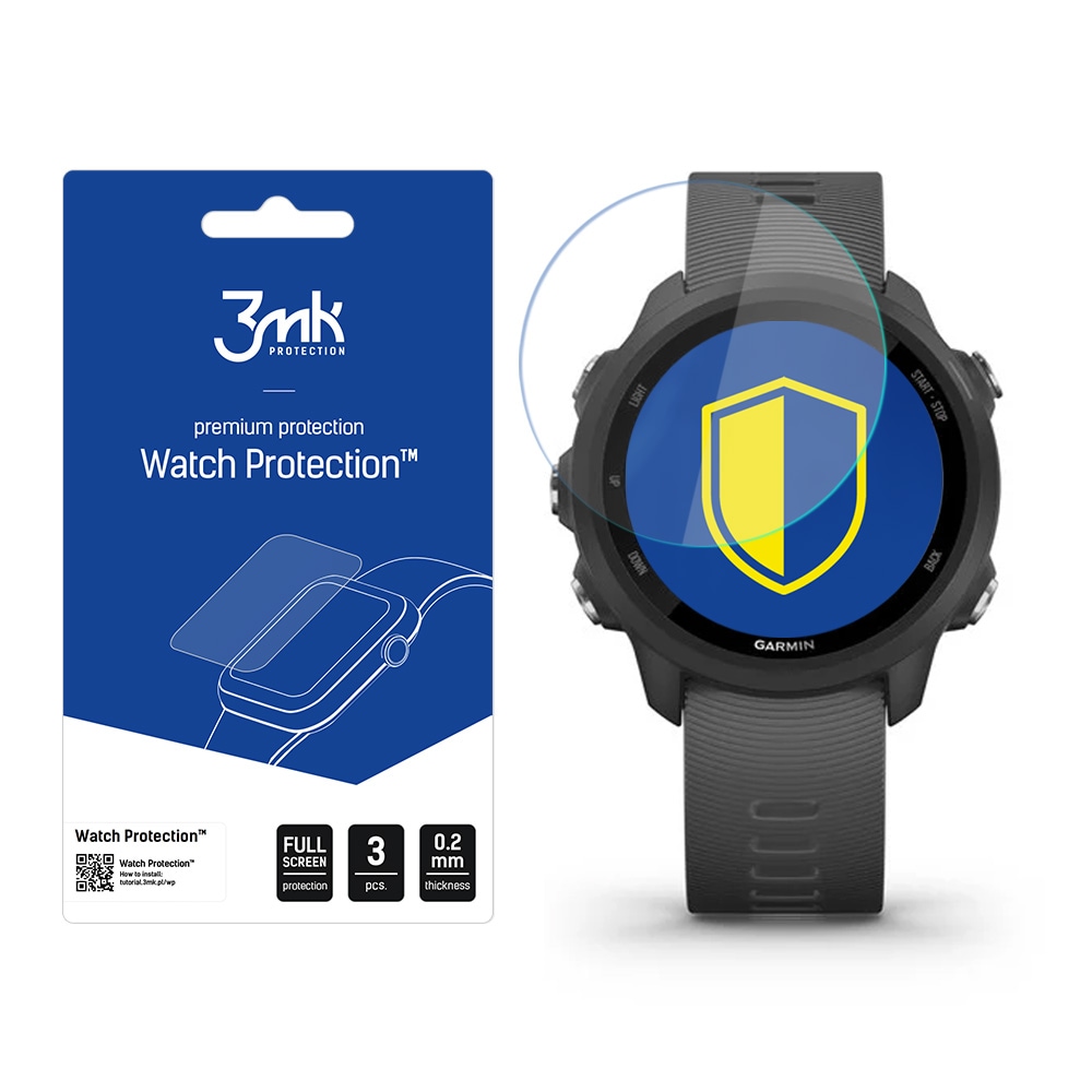 3mk Watch Protection™ v. FlexibleGlass -hybridilasi Garmin Forerunner 245 -mallille