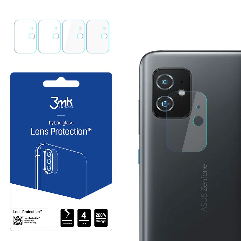 3mk Lens Protection™ -hybridikameralasi Asus Zenfone 8:lle