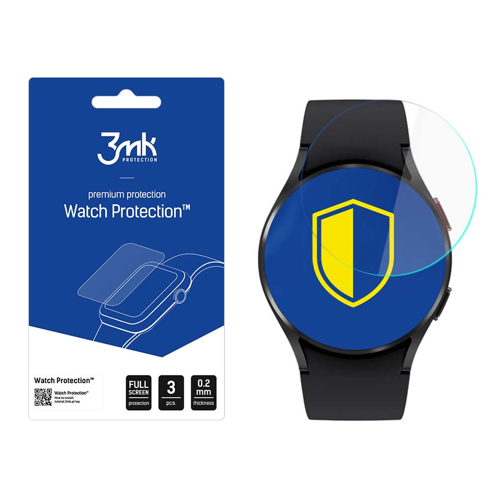 Samsung Galaxy Watch 4 44 mm – 3mk Watch Protection™ v. FlexibleGlass Lite