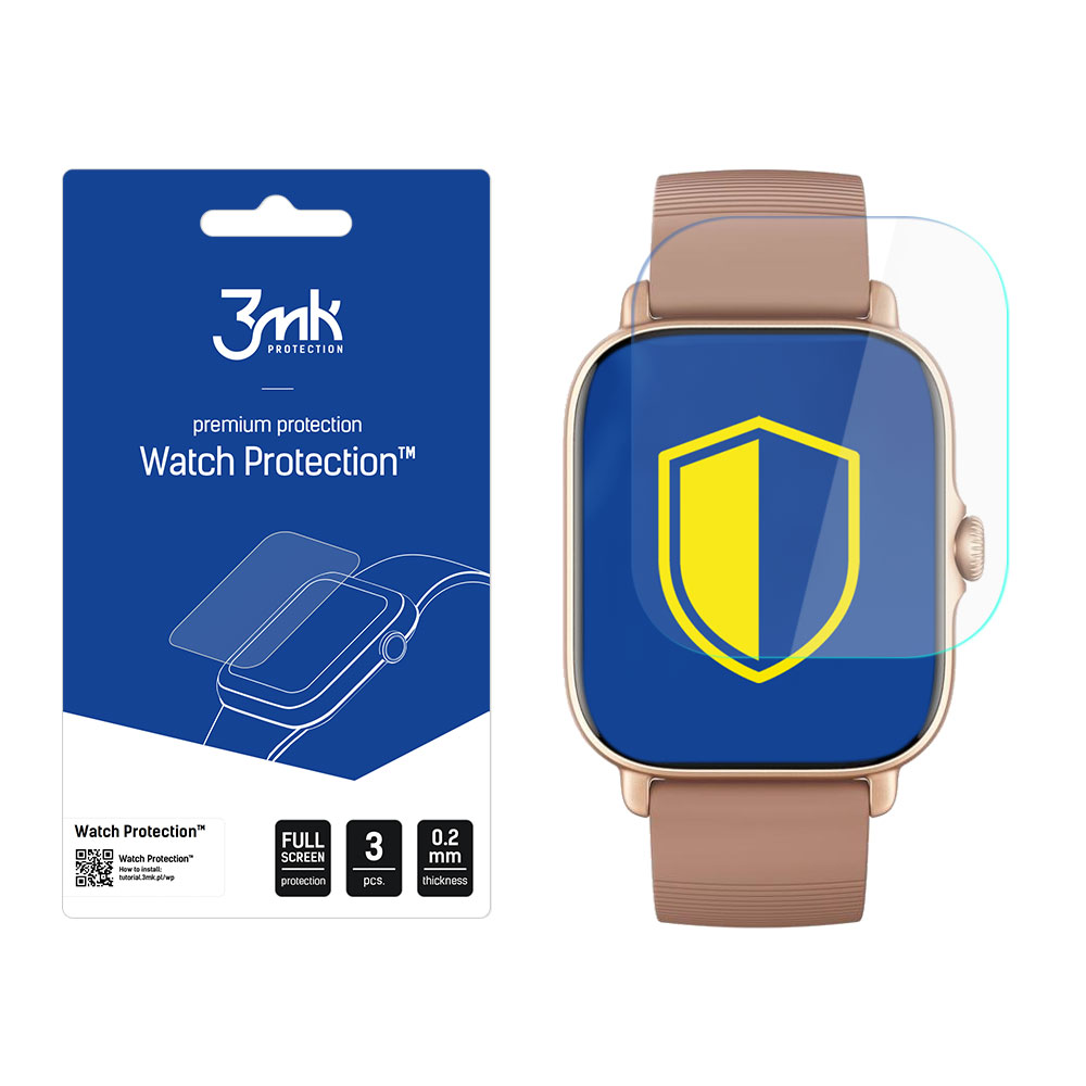 Xiaomi Amazfit GTS 3 – 3mk Watch Protection™ vs. ARC+