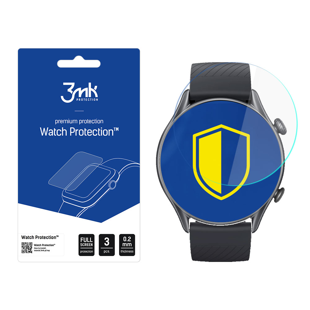 Xiaomi Amazfit GTR 3 Pro – 3mk Watch Protection™ vs. ARC+