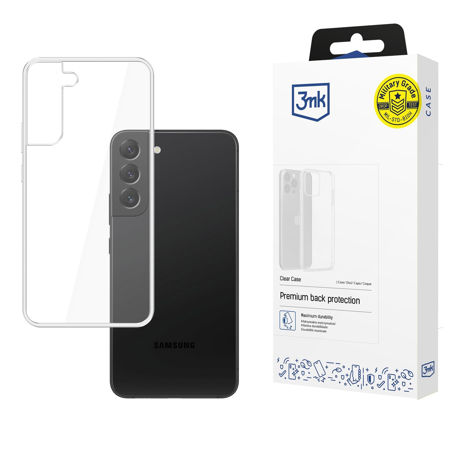 3mk läpinäkyvä suojakotelo Sam S906 S22 Plus