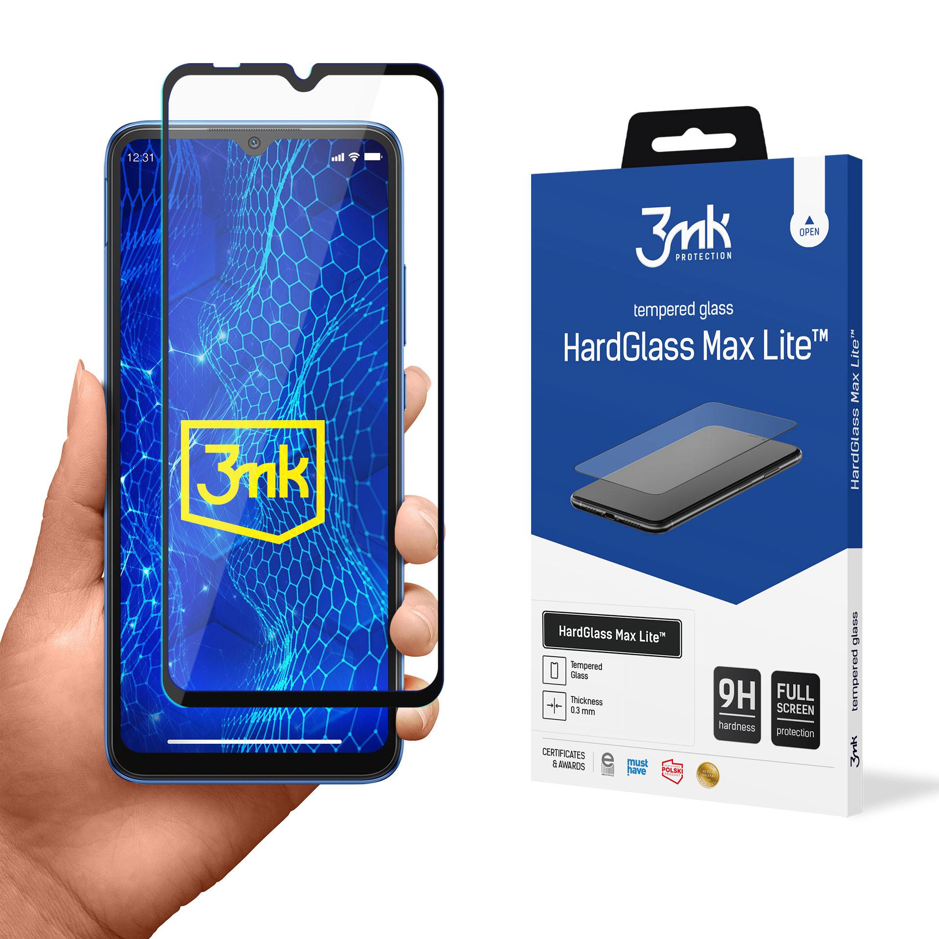 9H 3mk HardGlass Max Lite™ -lasisuoja Xiaomi Redmi 10C:lle