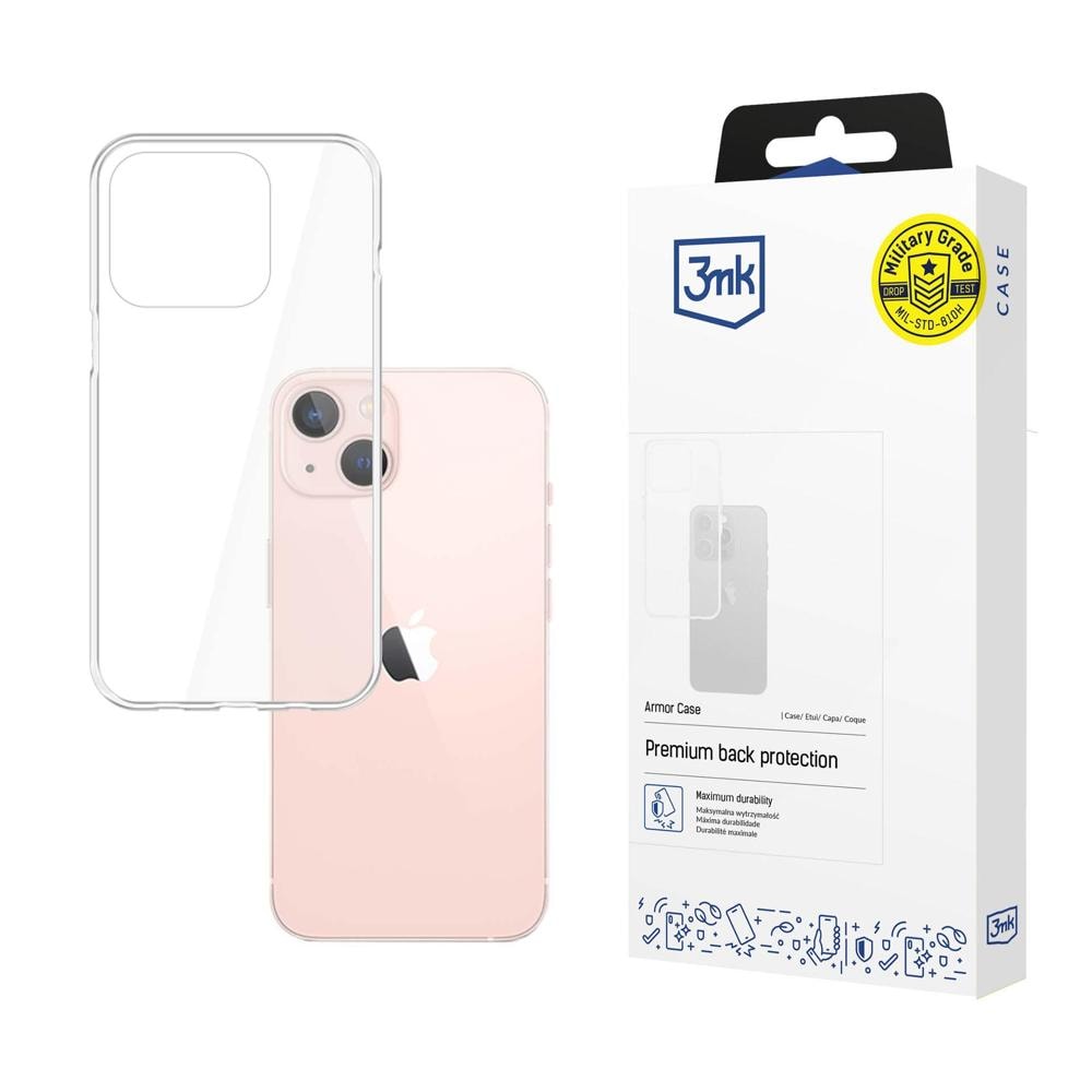 3mk Armor Case -sarjan iPhone 14 -suojakotelo – läpinäkyvä