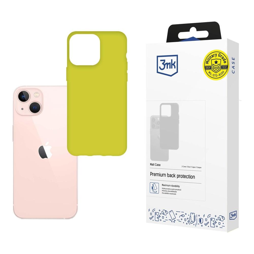 3mk Matt Case -sarjan iPhone 14 -suojakotelo – limenvihreä