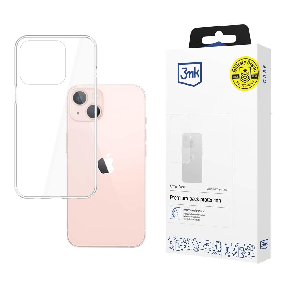 3mk Armor Case -sarjan suojakotelo iPhone 14 Plus -mallille – läpinäkyvä