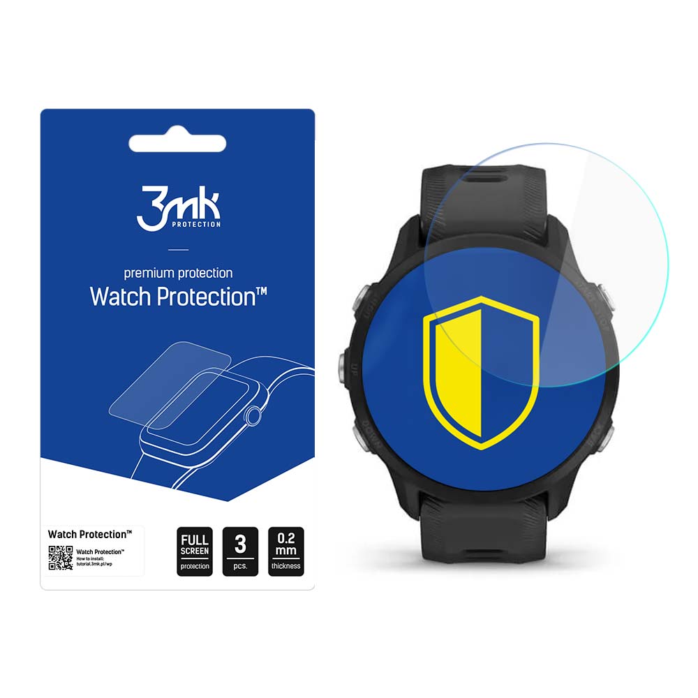 3mk Watch Protection™ v. FlexibleGlass -hybridilasi Garmin Forerunner 955 -laitteelle