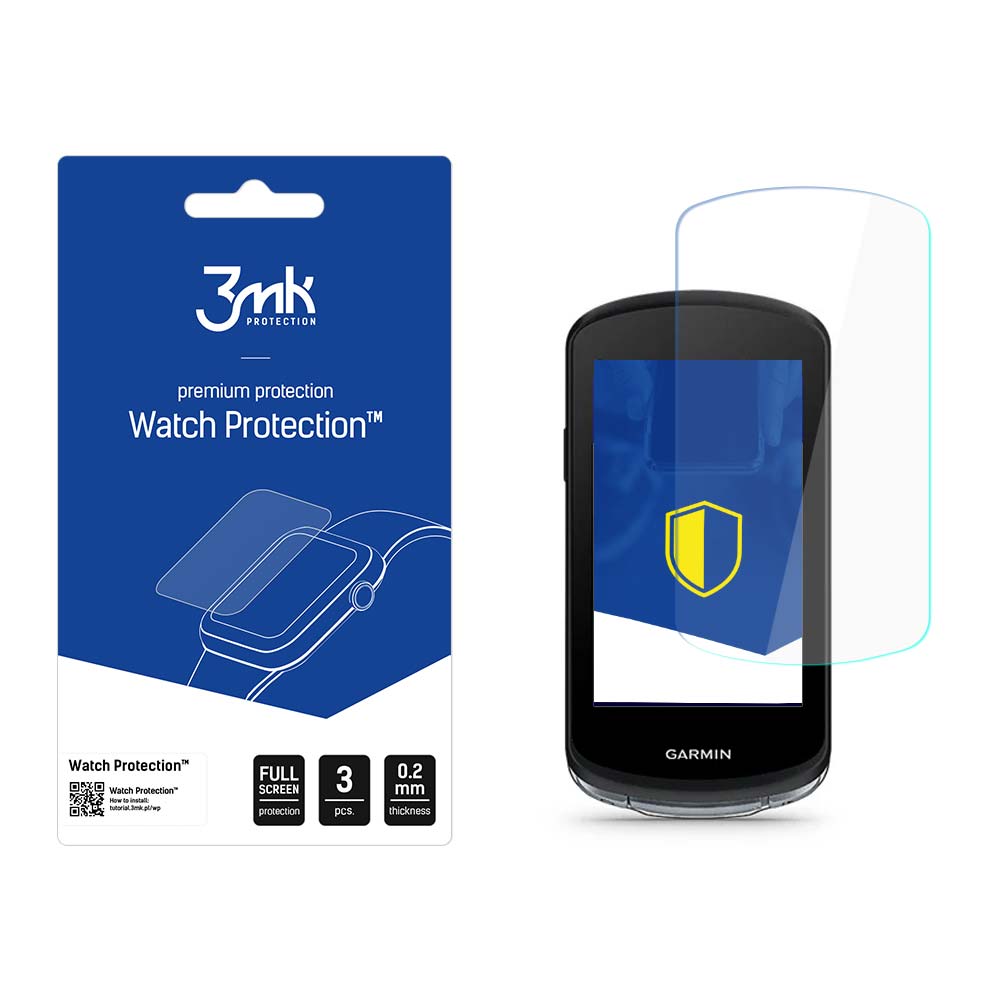 3mk Watch Protection™ -hybridilasi vs. FlexibleGlass Lite Garmin Edge 1040 -laitteessa