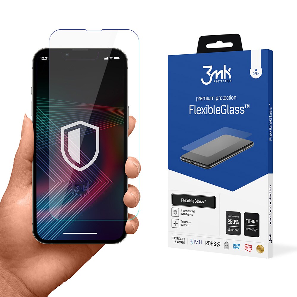 Karkaistu lasi iPhone 14 Pro / iPhone 14 -mallille, joustava 7H-lasisuoja 3mk FlexibleGlass