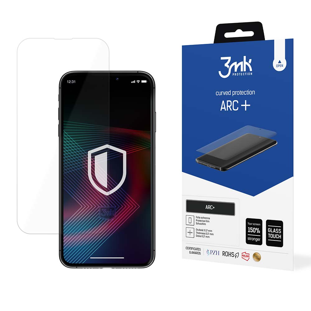 Erittäin ohut näytönsuojakalvo iPhone 14 Pro / iPhone 14 -malleille 3mk ARC+ -sarjasta
