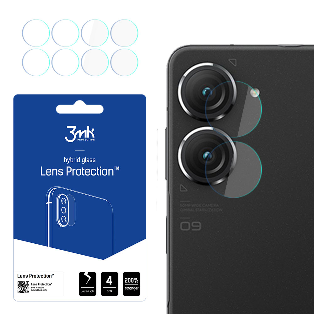 3mk Lens Protection™ -hybridikameralasi Asus Zenfone 9:lle