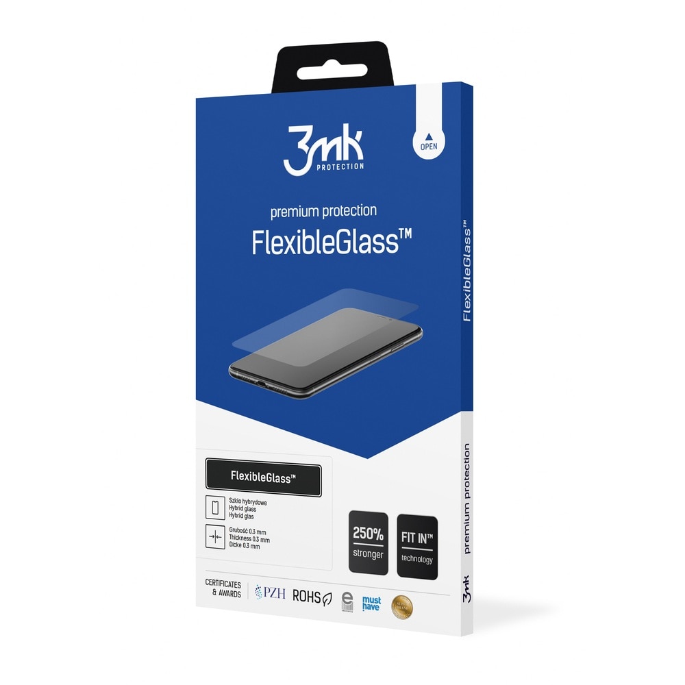 3mk FlexibleGlass™ -hybridilasi Zebra TC26BK -laitteessa