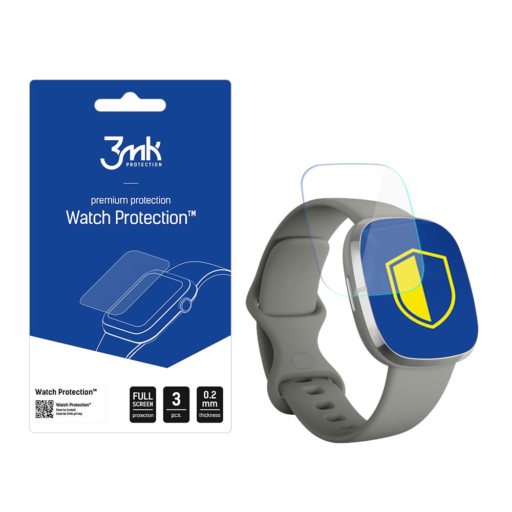 3mk Watch Protection ARC -älykellon näytönsuoja Fitbit Sense -mallille