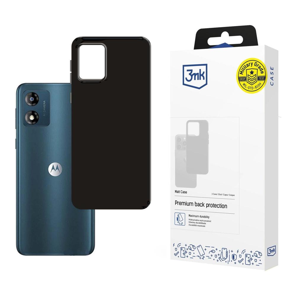 3mk:n mattakotelo Motorola Moto E13:lle – musta