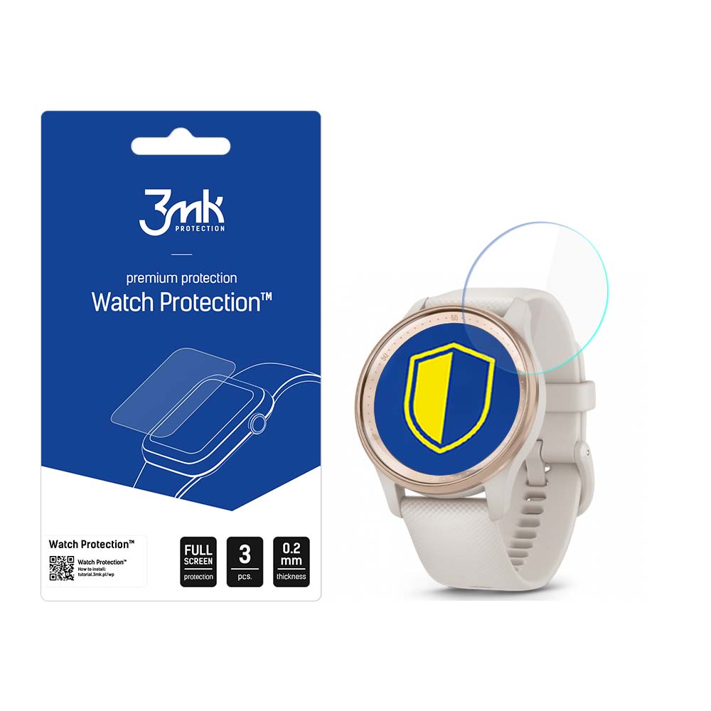 3mk Watch Protection™ v. ARC+ -suojakalvo Garmin Vivomove Trend -kellolle