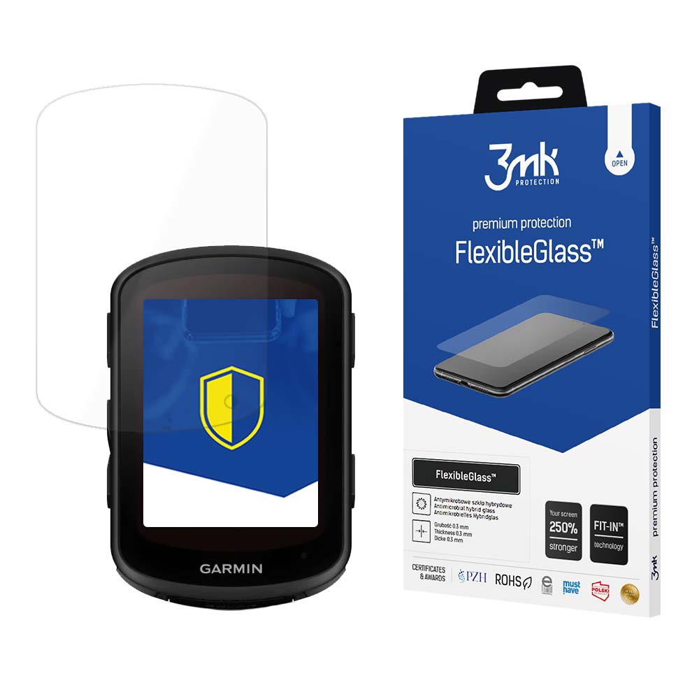 3mk FlexibleGlass™ -hybridilasi Garmin Edge 840 -laitteelle