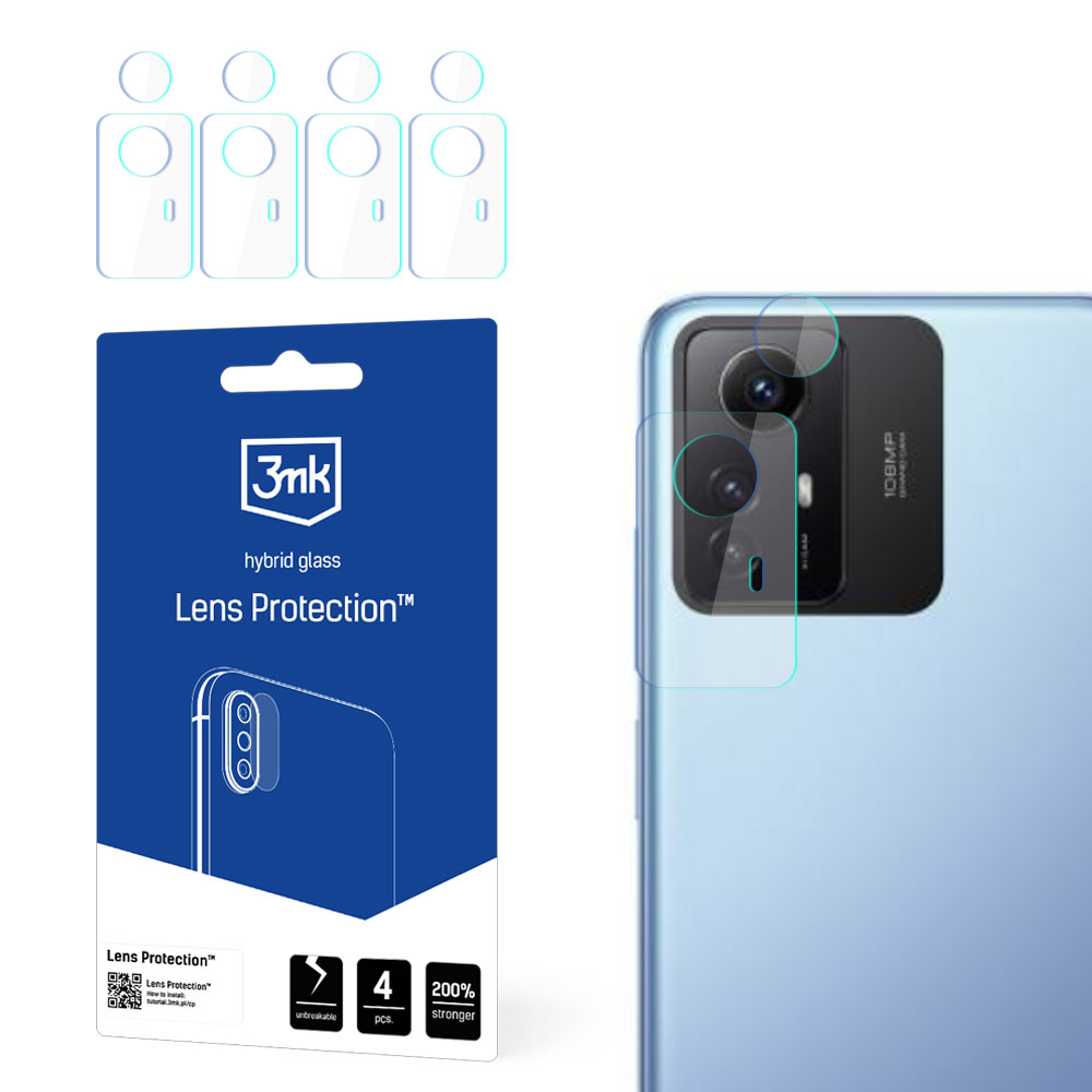 3mk Lens Protection™ -hybridikameralasi Xiaomi Redmi Note 12s -mallille