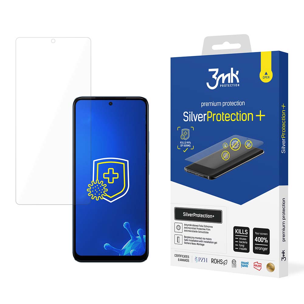 3mk SilverProtection+ -suojakalvo Xiaomi Redmi Note 12s -puhelimelle