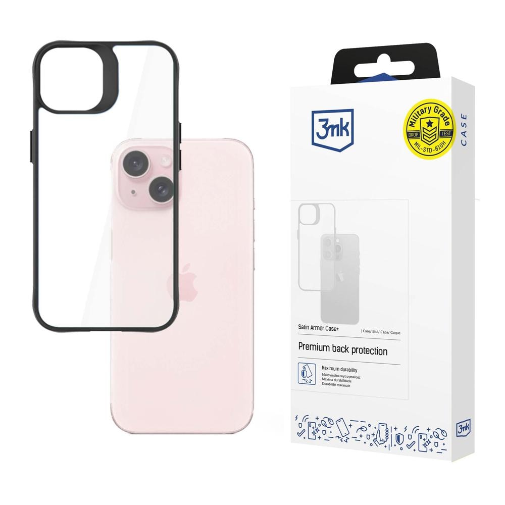 Apple iPhone 15 Plus – 3mk Satin Armor -kotelo+