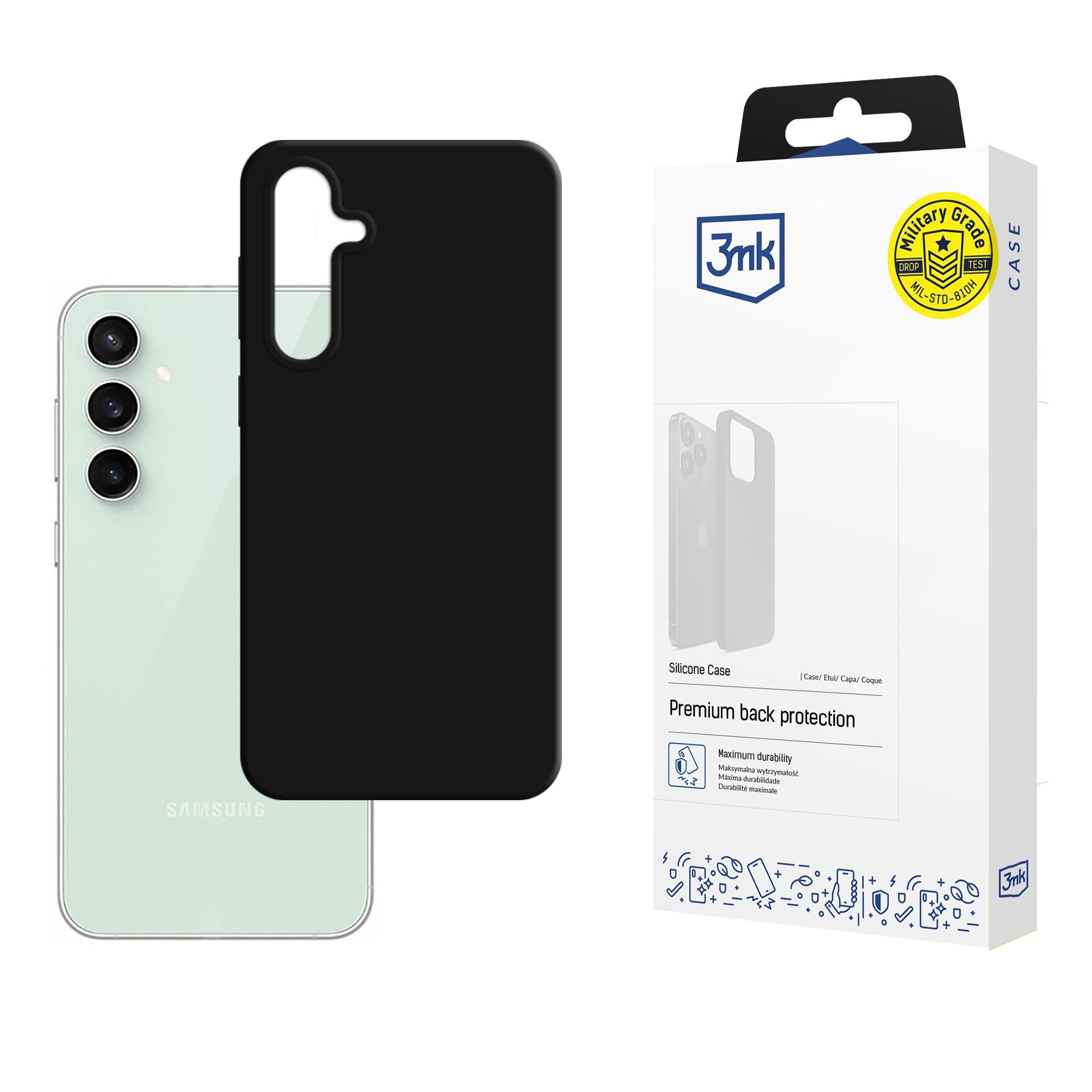 Samsung Galaxy S23 FE – 3mk-silikonikotelo