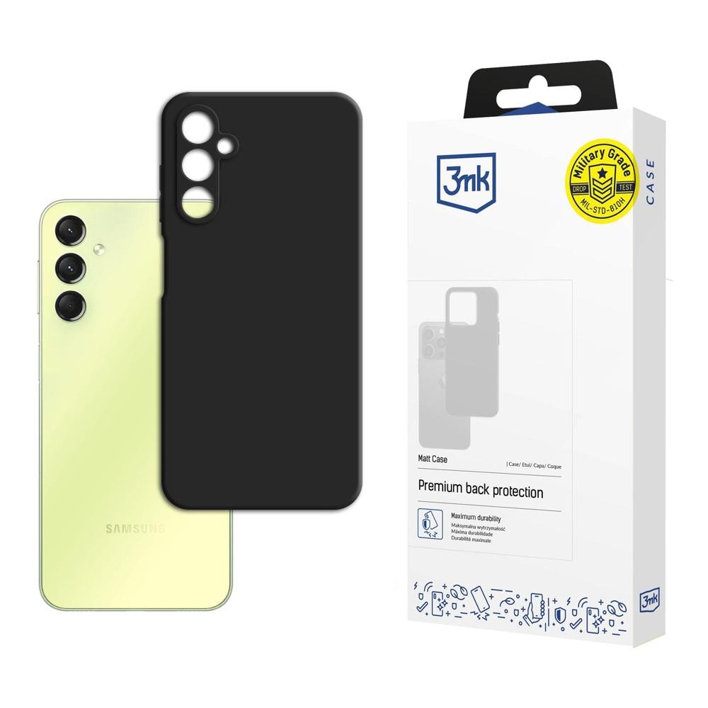 Samsung Galaxy A25 5G – 3mk mattakotelo, musta