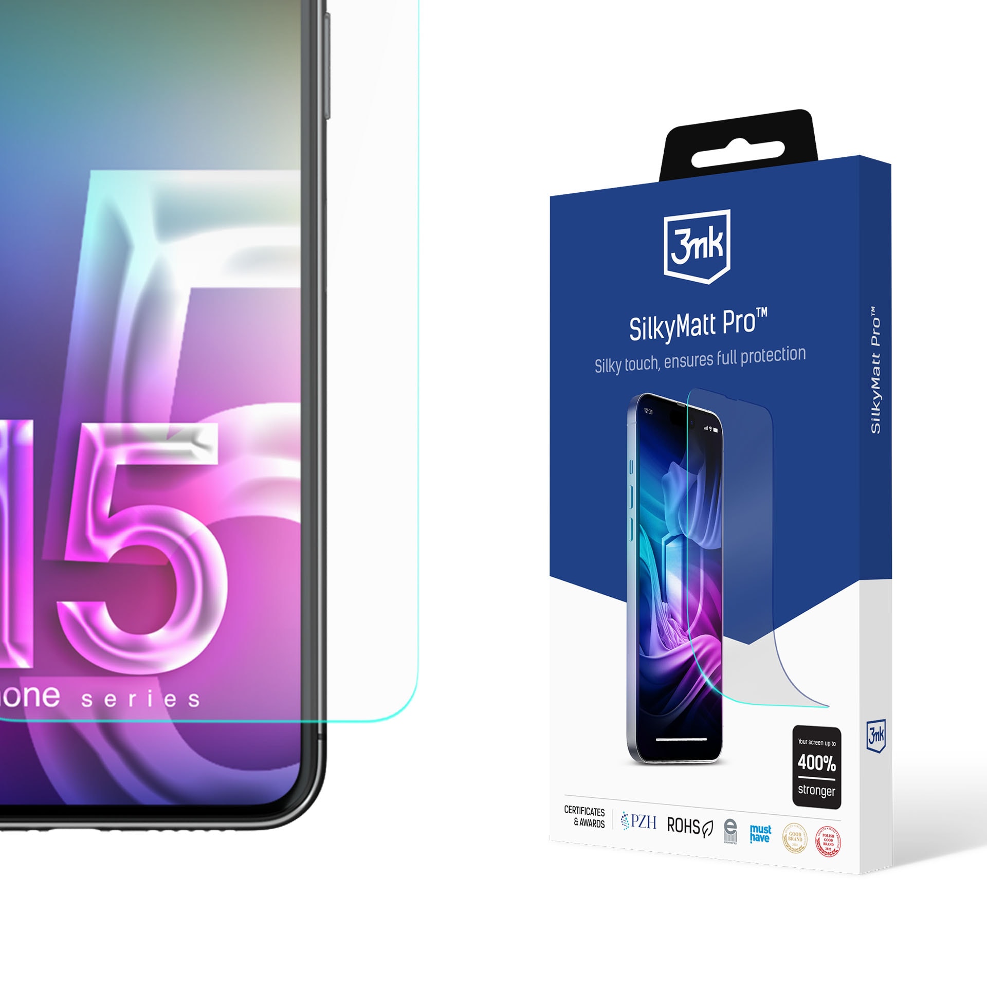 Apple iPhone 15 Pro – 3mk Silky Matt Pro