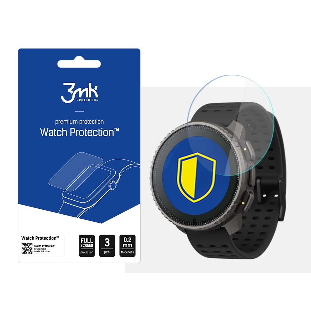 3mk Watch Protection™ ja FlexibleGlass -hybridilasi Suunto Vertical Titanium Solar -kellossa
