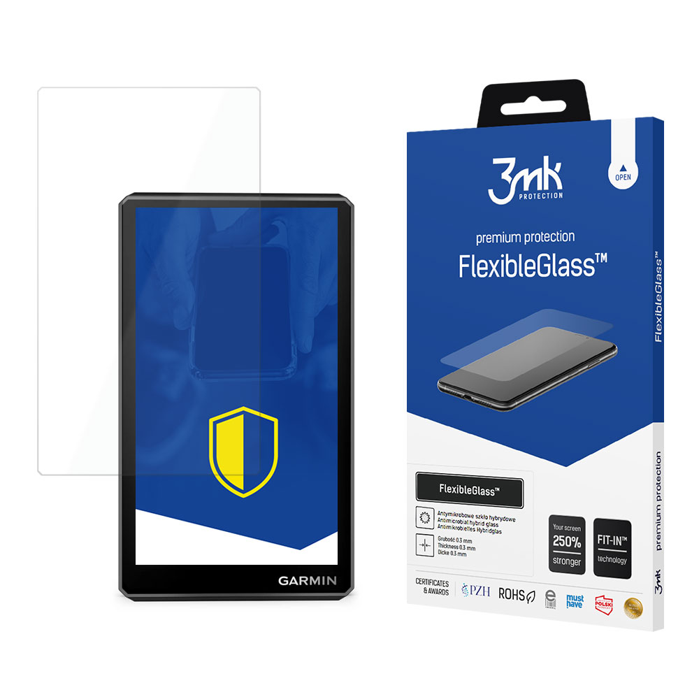 3mk FlexibleGlass™ -hybridilasi Garmin Zumo XT2 -laitteelle