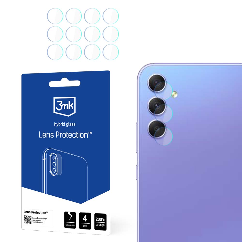3mk Lens Protection™ -hybridikameralasi Samsung Galaxy A35 / A55 5G -mallille