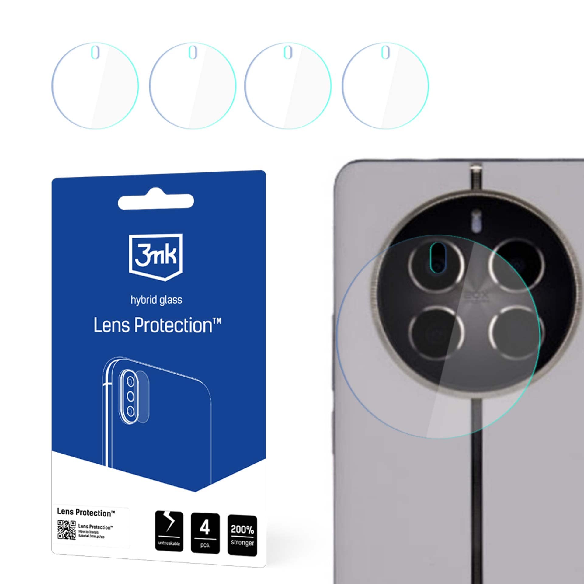 3mk Lens Protection™ -hybridikameralasi Realme 12 Pro- ja 12 Pro+ -malleille