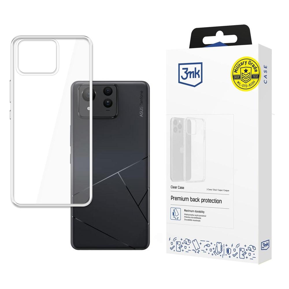 3mk:n läpinäkyvä suojakotelo Asus Zenfone 11 Ultra -mallille
