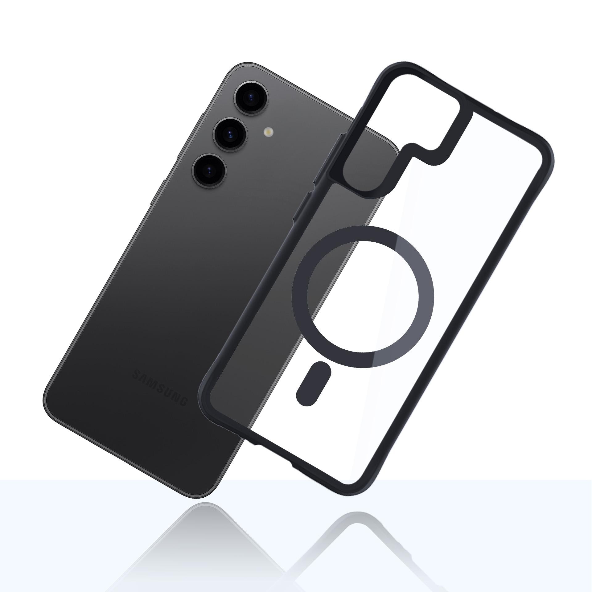 3mk Satin Armor MagCase Samsung Galaxy S24:lle – läpinäkyvä