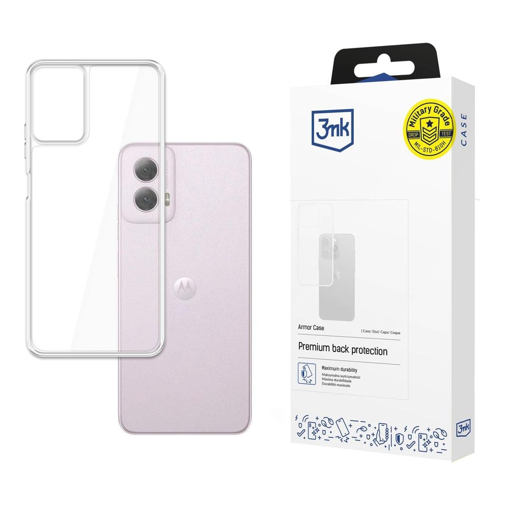 3mk Armor -suojakotelo Motorola Moto G 5G 2024 - Läpinäkyvä