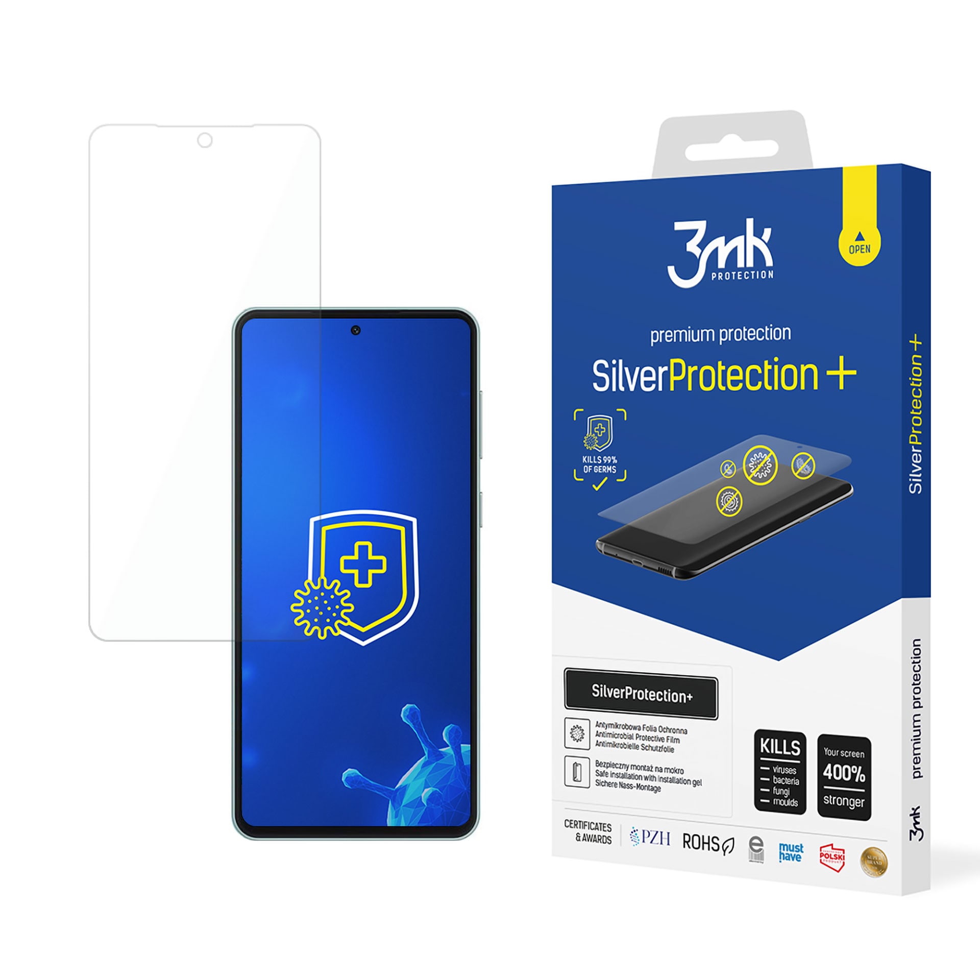 3mk SilverProtection+ -suojakalvo Samsung Galaxy M55:lle