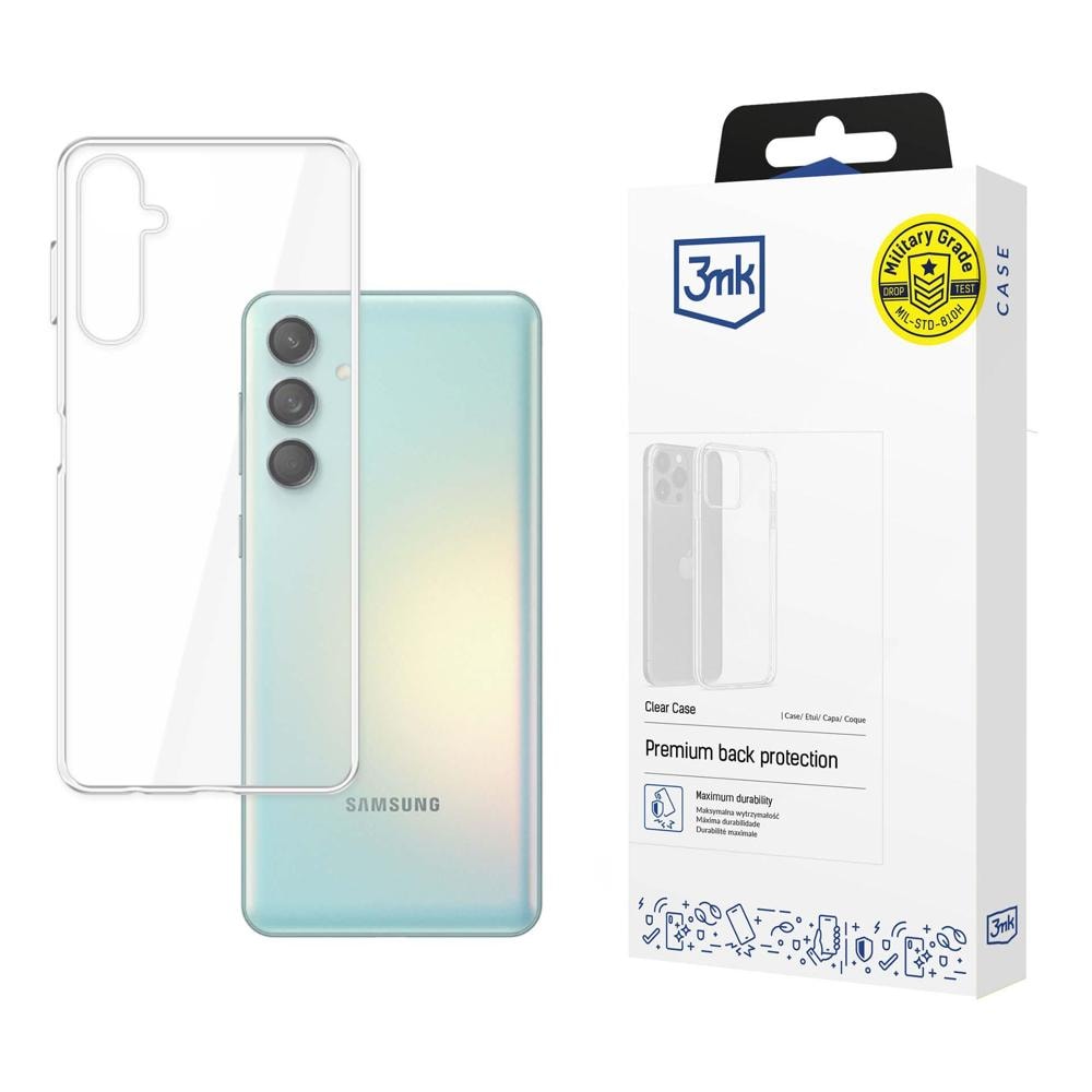 3mk:n läpinäkyvä suojakotelo Samsung Galaxy M55:lle