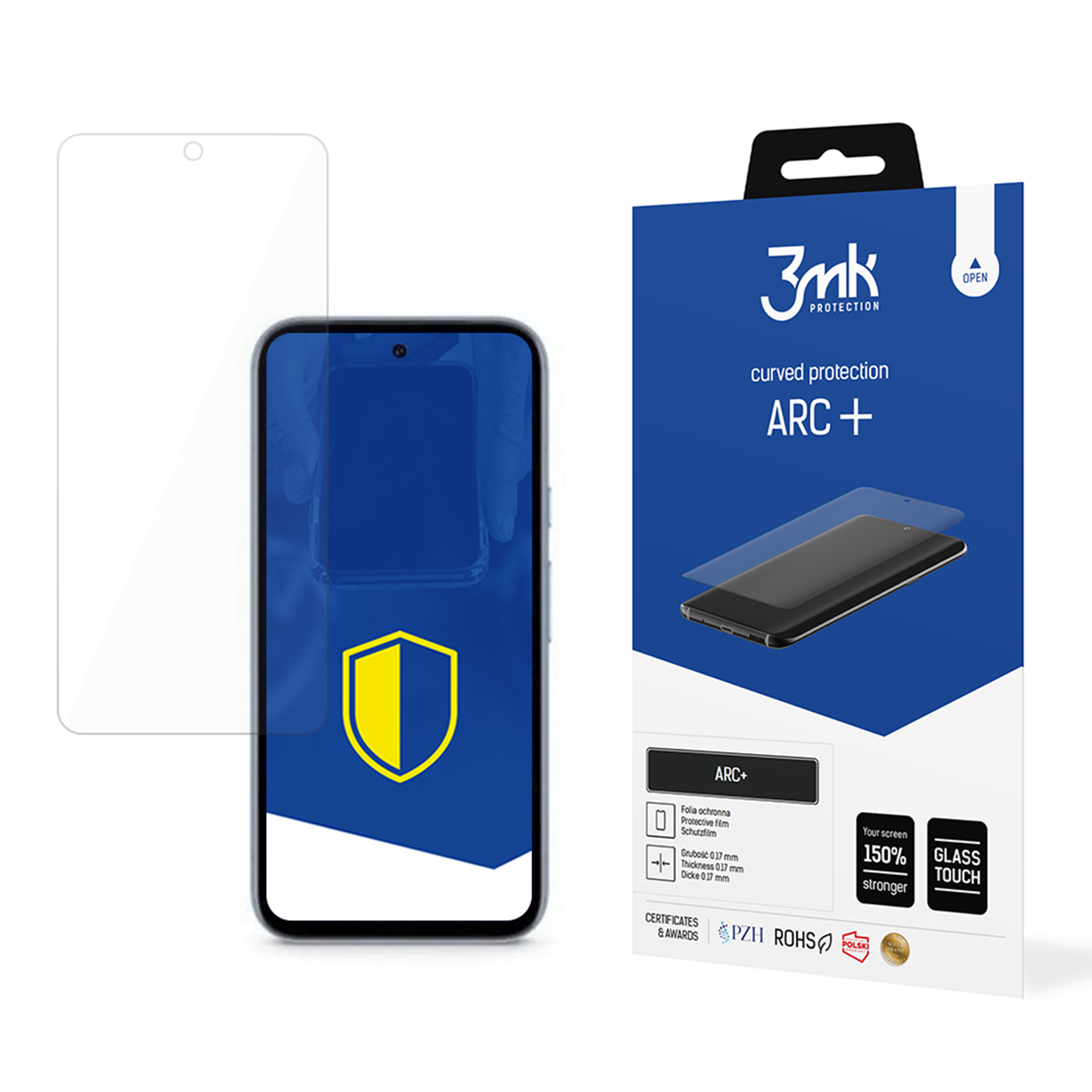 3mk ARC+ -suojakalvo Google Pixel 8A 5G:lle
