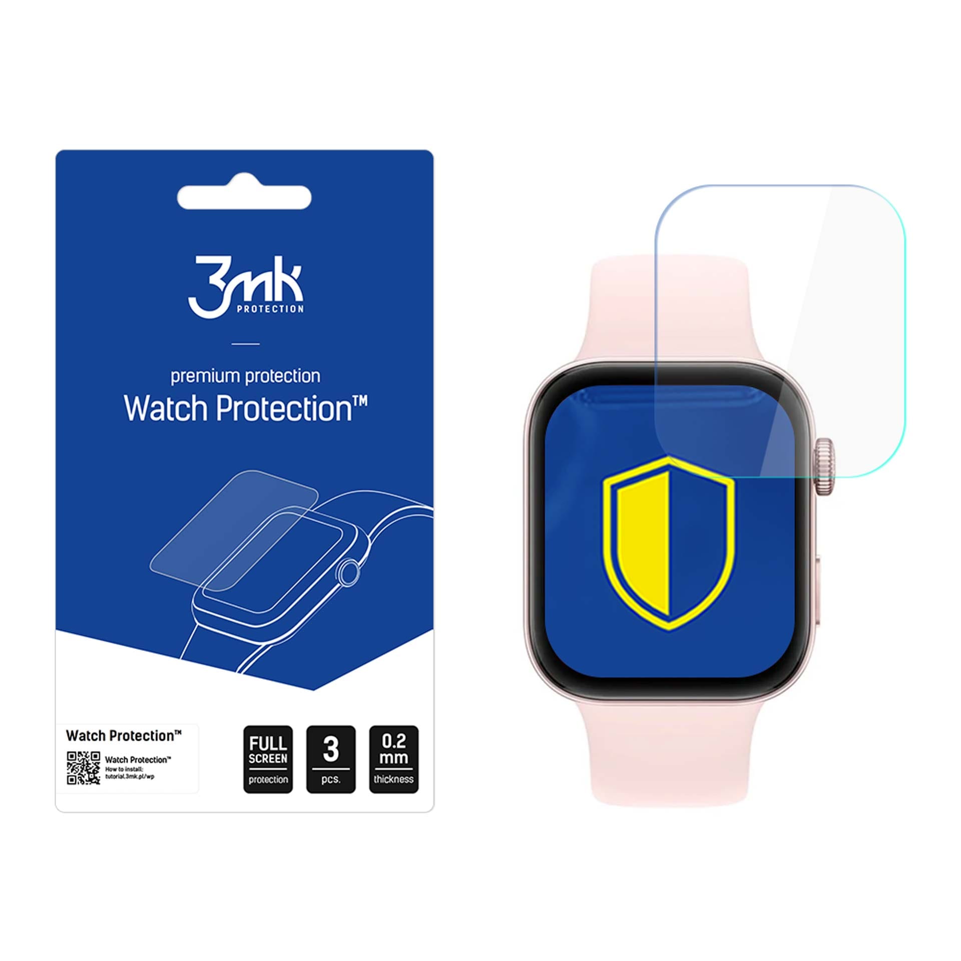 3mk Watch Protection ARC -suojakalvo Huawei Watch Fit 3:lle