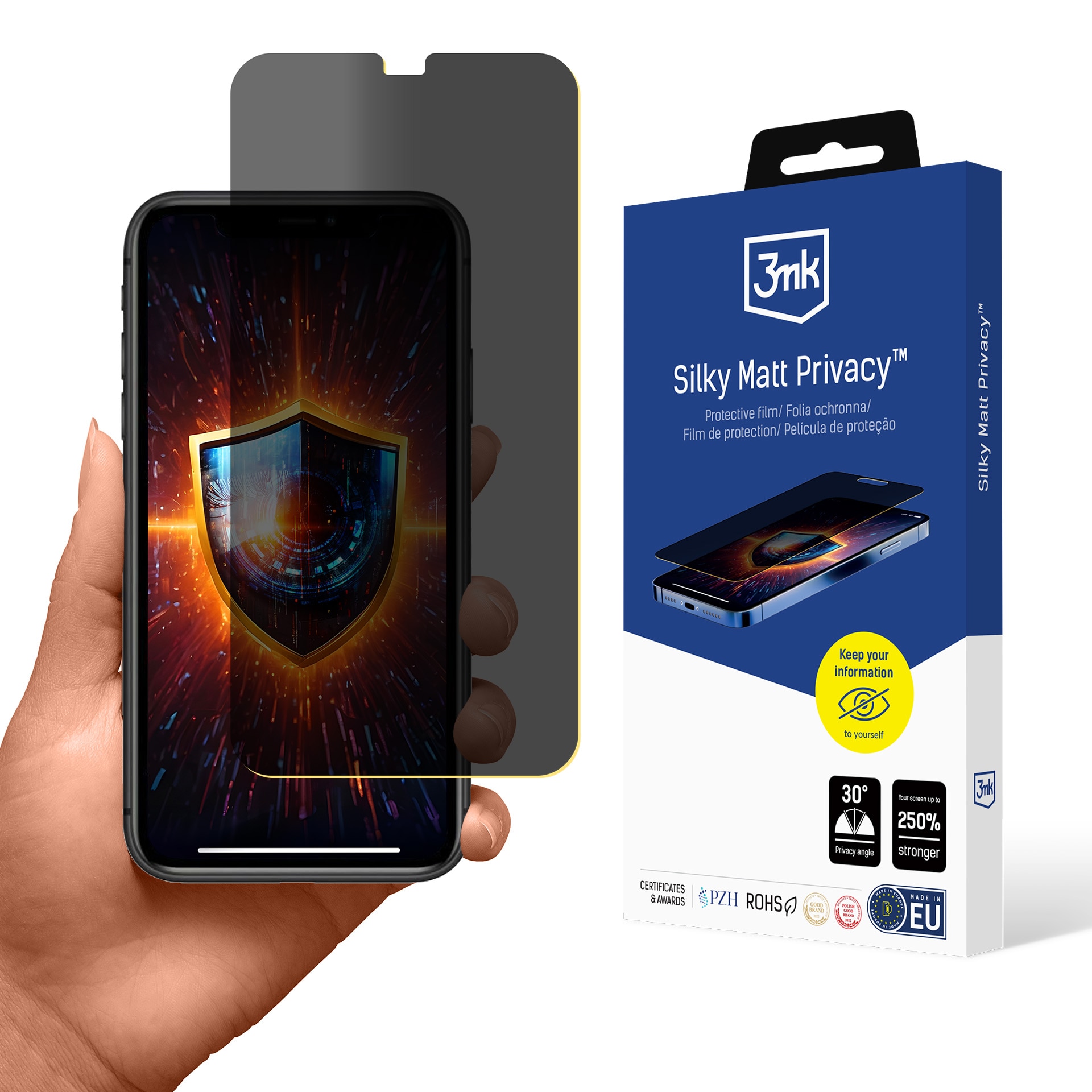 3mk Silky Matt -näytönsuojakalvo Apple iPhone 11:lle