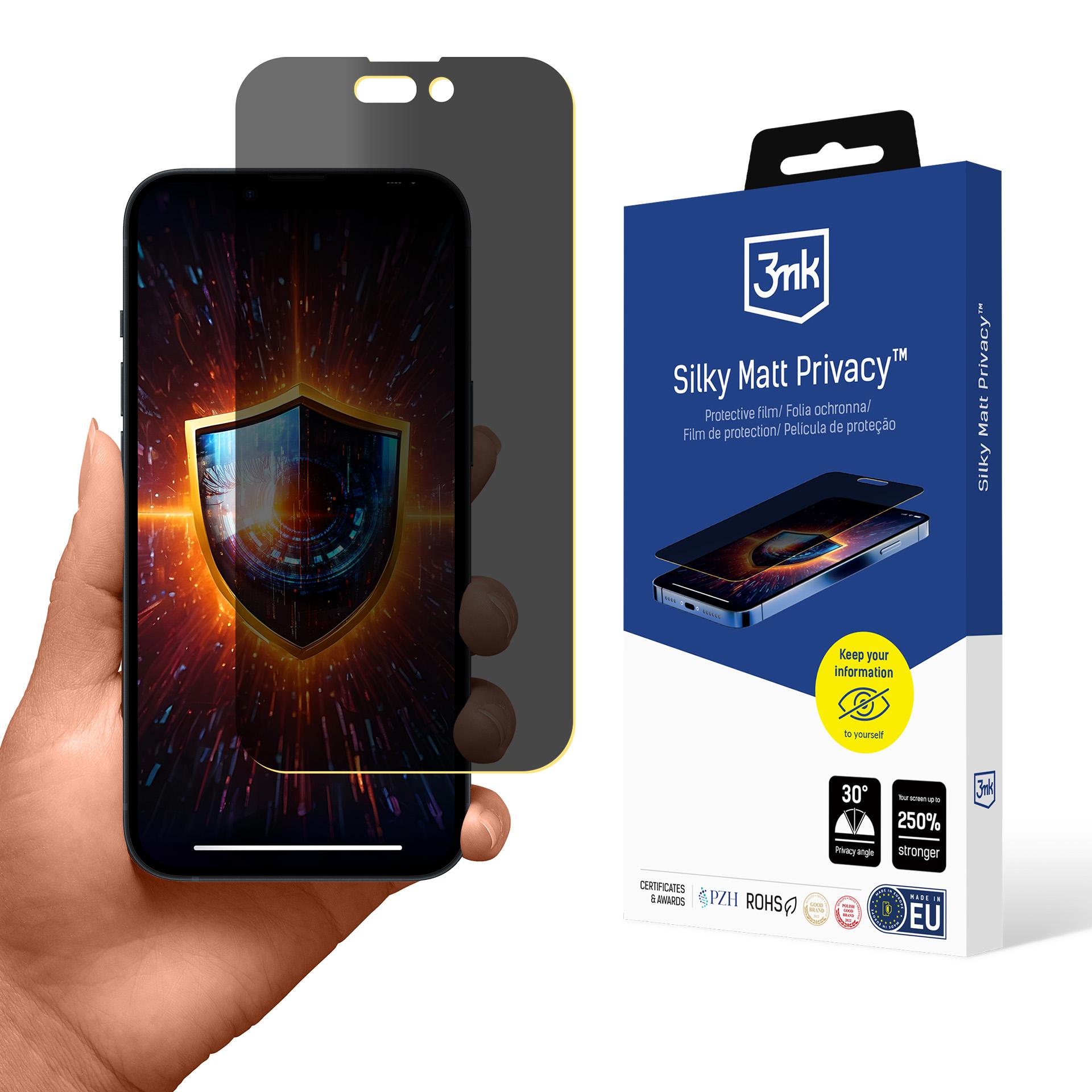 3mk Silky Matt -suojakalvo iPhone 14 Pro:lle