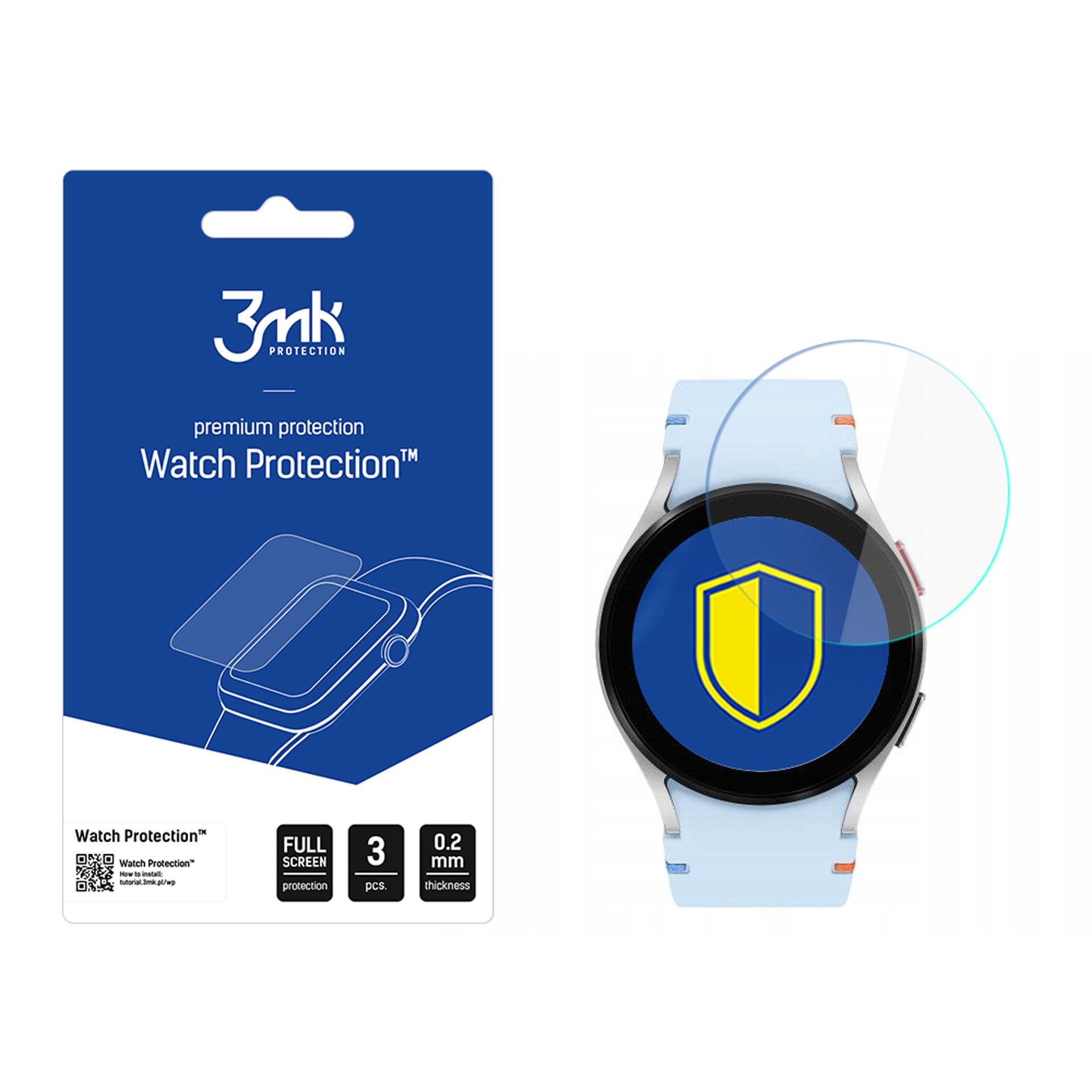 3mk Watch Protection FlexibleGlass -hybridilasi Samsung Galaxy Watch FE 40 mm:lle