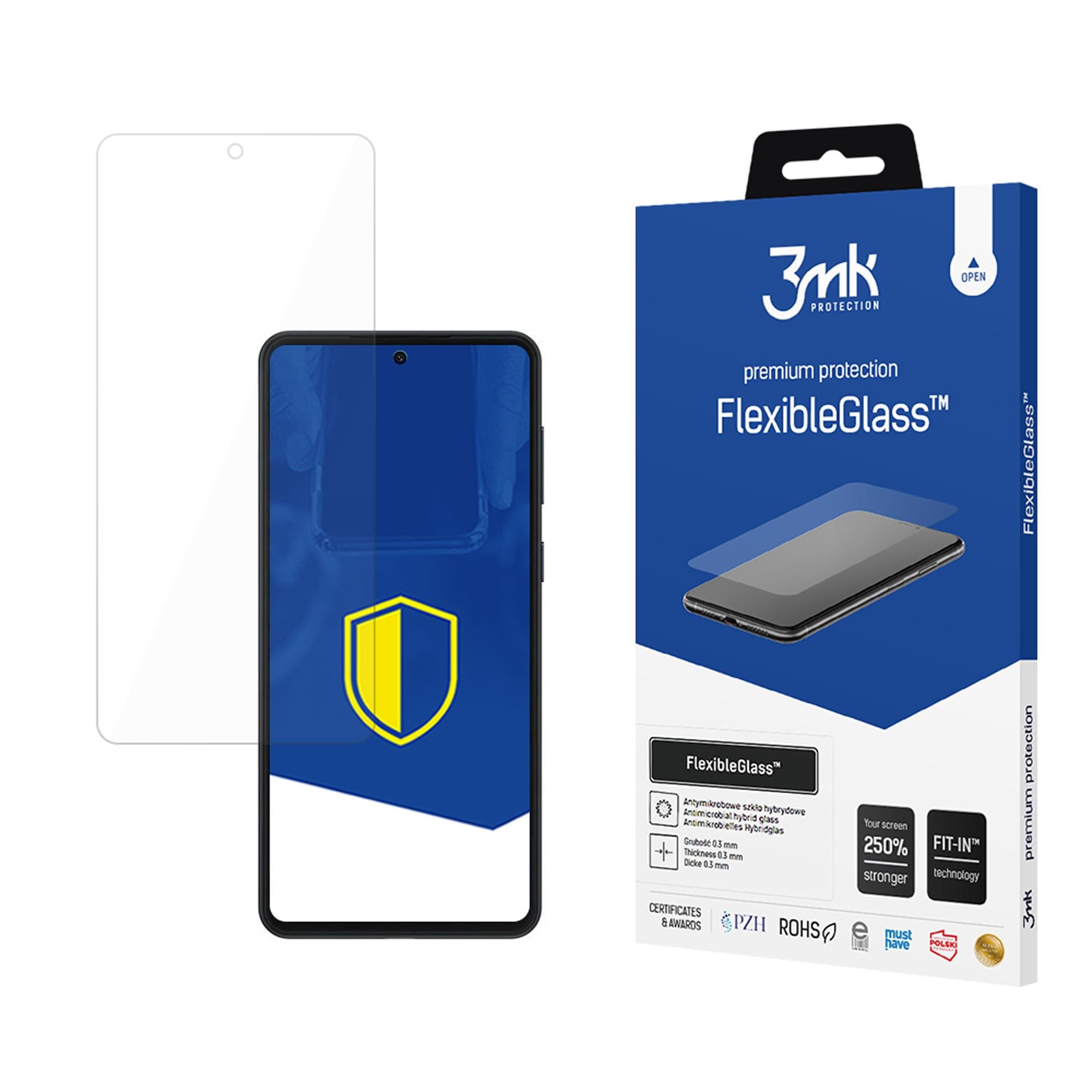 Karkaistu lasi 3mk FlexibleGlass Samsung Galaxy M55:lle