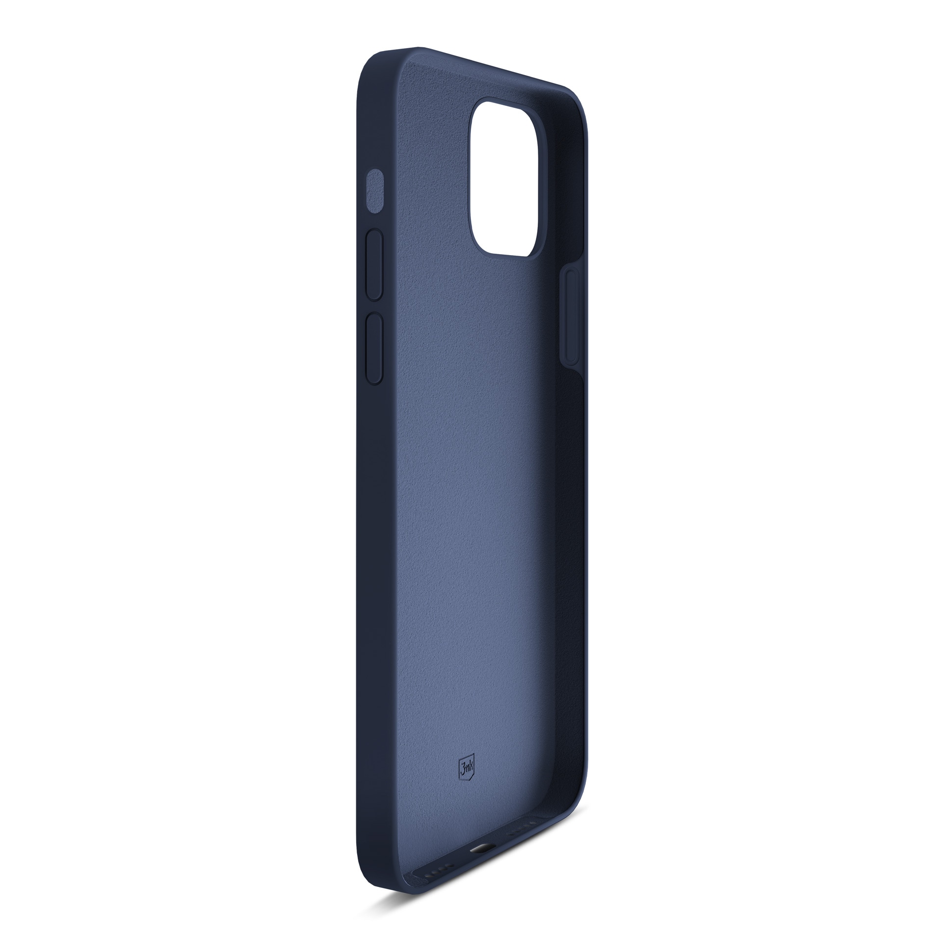 3mk-silikonikotelo iPhone 15 Plus – laitteelle – tummansininen