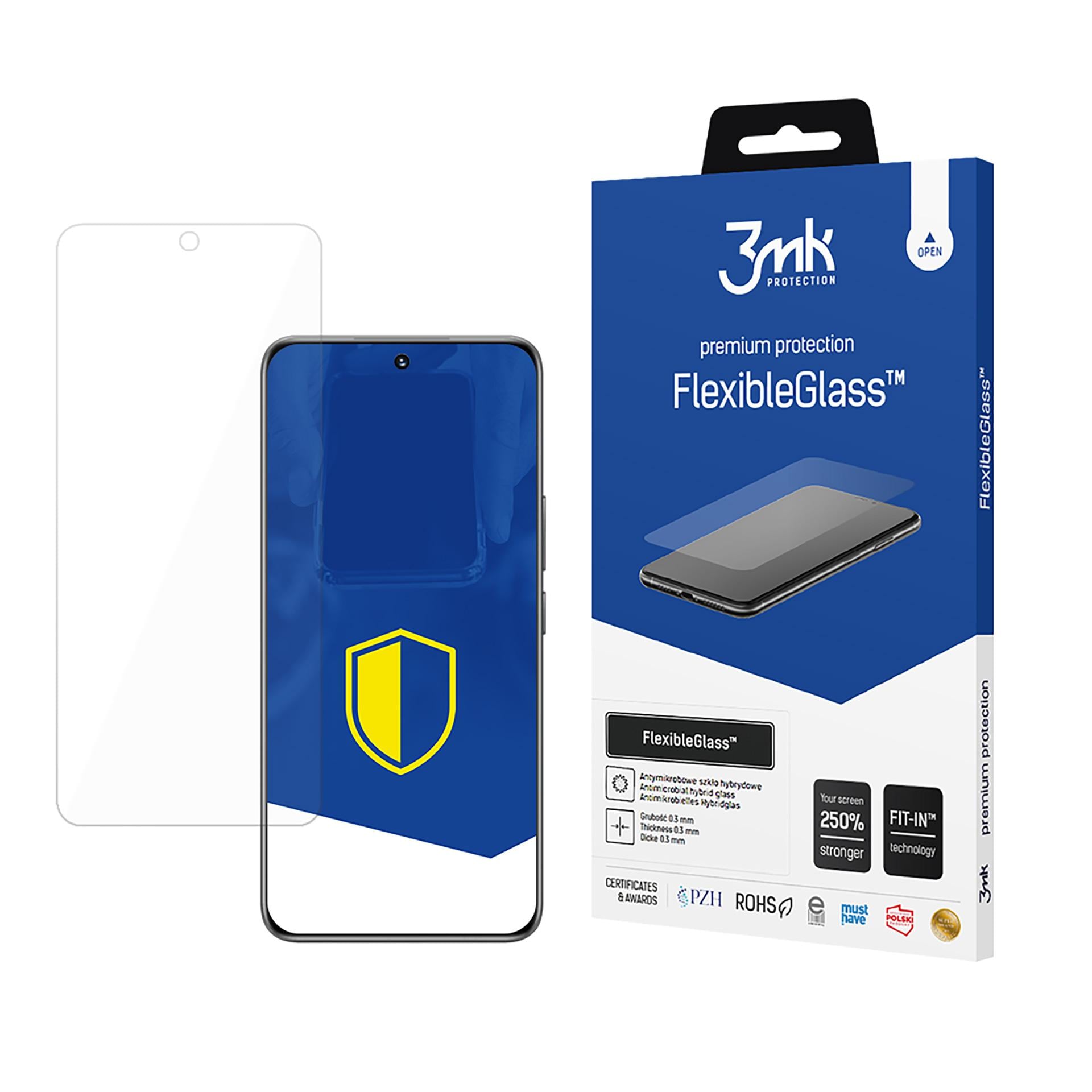 Hybridilasi 3mk FlexibleGlass Honor 200 Smart -puhelimelle